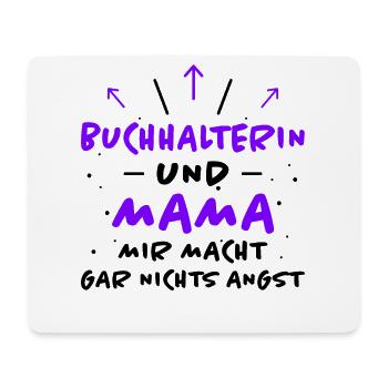 Buchhalterin Spruch Lustiges Buchhalterin Geschenk - Mousepad (Querformat) - Weiß - Vorne
