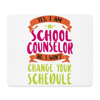 Conseiller scolaire Oui Je suis une école - Tapis de souris (format paysage) - blanc - Devant