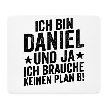 Vorname Daniel - Mousepad (Querformat) - Weiß - Vorne