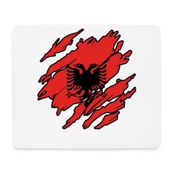 Albaner Albanisch Albanien - Mousepad (Querformat) - Weiß - Vorne