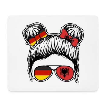 Albaner Albanisch Deutschland Albanien - Mousepad (Querformat) - Weiß - Vorne