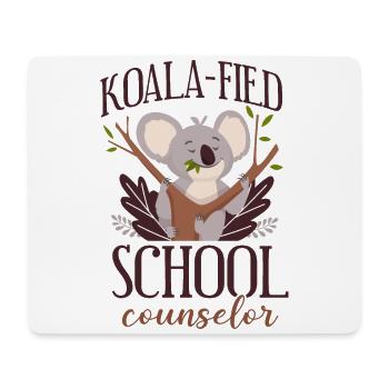 School Counselor Koala Koala-Fied - Mousepad (Querformat) - Weiß - Vorne