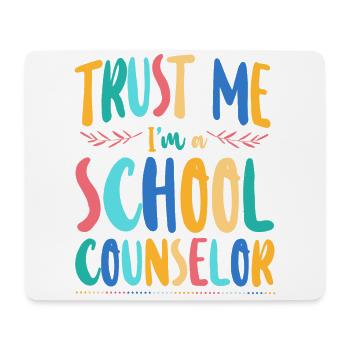Conseiller scolaire Croyez-moi, je suis un - Tapis de souris (format paysage) - blanc - Devant