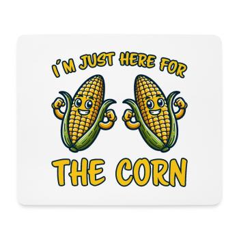 Corn on the cob saying corn funny corn on the cob gift - Mouse Pad (horizontal) - white - Front
