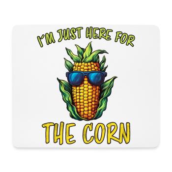 Corn on the cob saying corn funny corn on the cob gift - Mouse Pad (horizontal) - white - Front