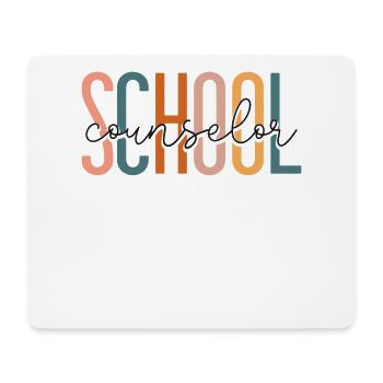 Conseiller scolaire Conseiller scolaire - Tapis de souris (format paysage) - blanc - Devant