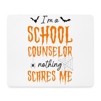Conseillère scolaire Maman Halloween Je suis - Tapis de souris (format paysage) - blanc - Devant