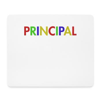 I am principal, what is your superpower? - Mouse Pad (horizontal) - white - Front