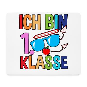 Erste Klasse Schulkind Schulbeginn Einschulung - Mousepad (Querformat) - Weiß - Vorne