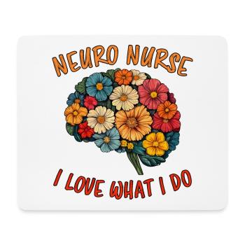 Neuro Nurse Nurse Neurology Gift - Mouse Pad (horizontal) - white - Front