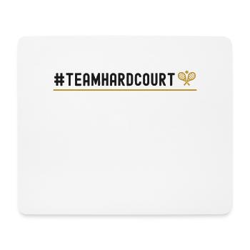 Funny Tennis Player Racket - Mousepad (Querformat) - Weiß - Vorne