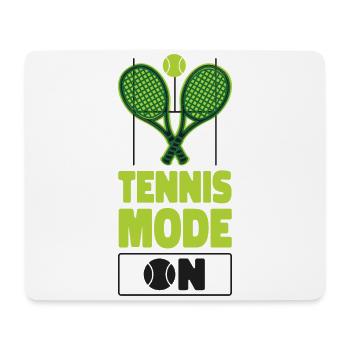 Funny Tennis Player Racket Tennis - Mouse Pad (horizontal) - white - Front