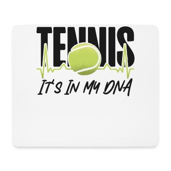 Funny Tennis Player Racket Tennis - Mouse Pad (horizontal) - white - Front