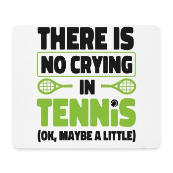 Funny Tennis Player Racket There - Mouse Pad (horizontal) - white - Front
