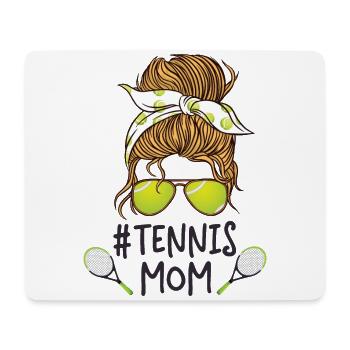 Funny Tennis Player Racket - Mousepad (Querformat) - Weiß - Vorne