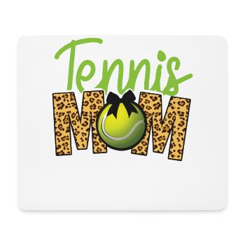 Funny Tennis Player Racket Mom - Mousepad (Querformat) - Weiß - Vorne