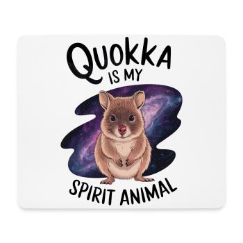 Quokka Spruch Australien Lustiges Quokka Geschenk - Mousepad (Querformat) - Weiß - Vorne