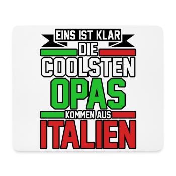 Italia Italiener Opa Nonno Italienisch Italien - Mousepad (Querformat) - Weiß - Vorne