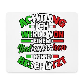 Italia Italiener Opa Nonno Italienisch Italien - Mousepad (Querformat) - Weiß - Vorne