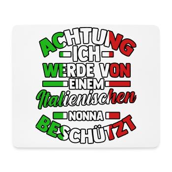 Italia Italiener Oma Nonna Italienisch Italien - Mousepad (Querformat) - Weiß - Vorne