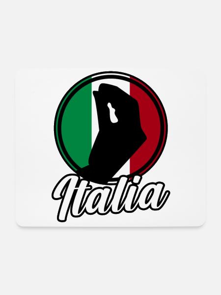 Italia Italian Italian Italy - Mouse Pad (horizontal) - white