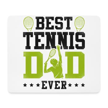 Funny Tennis Player Racket Dad - Mousepad (Querformat) - Weiß - Vorne