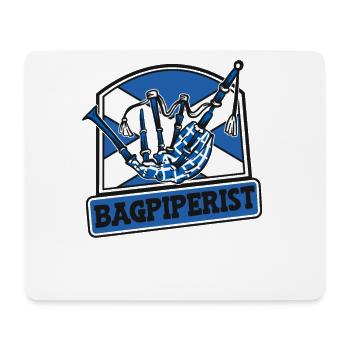 Dudelsackspieler Dudelsackunterricht Blasrohr Großartig - Mousepad (Querformat) - Weiß - Vorne