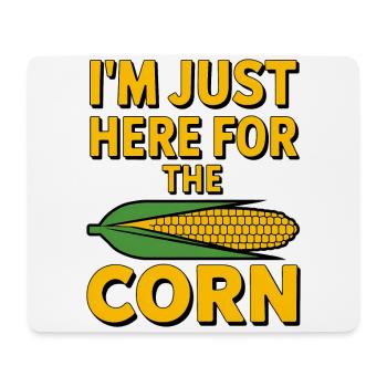 Corn on the cob saying corn funny corn on the cob gift - Mouse Pad (horizontal) - white - Front