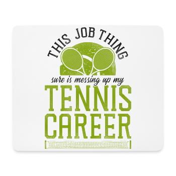 Funny Tennis Player Racket This - Mousepad (Querformat) - Weiß - Vorne