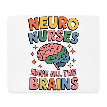 Neuro Nurse Nurse Neurology Gift - Mouse Pad (horizontal) - white - Front