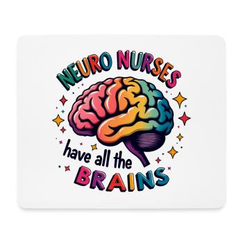 Neuro Nurse Nurse Neurology Gift - Mouse Pad (horizontal) - white - Front