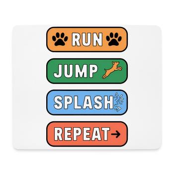 Dock Diving Saying Dog Diving Dock Diving Gift - Mouse Pad (horizontal) - white - Front
