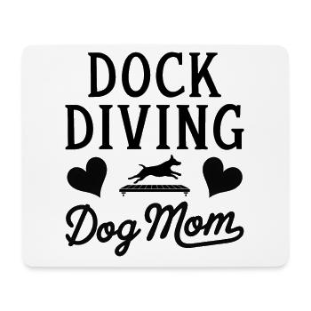 Dock Diving Saying Dog Diving Dock Diving Gift - Mouse Pad (horizontal) - white - Front