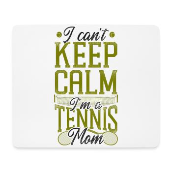Funny Tennis Player Racket I Can't - Mousepad (Querformat) - Weiß - Vorne