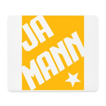 Ja Mann - Mousepad (Querformat) - Weiß - Vorne