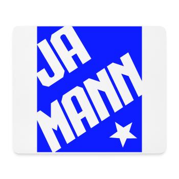 Ja Mann - Mousepad (Querformat) - Weiß - Vorne