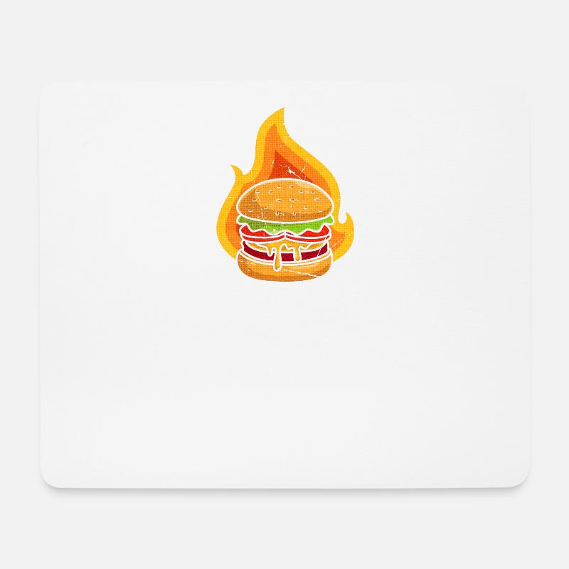 Burger-holic Für Alle Burger- Und - Mousepad (Querformat) - Weiß