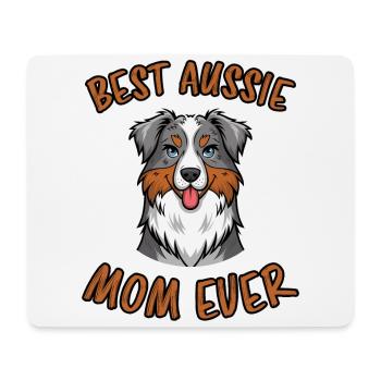 Australian Shepherd Mama Lustiges Aussie Geschenk - Mousepad (Querformat) - Weiß - Vorne