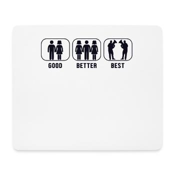 Gut Besser Bestes Euphonium-Instrument Euphonist - Mousepad (Querformat) - Weiß - Vorne