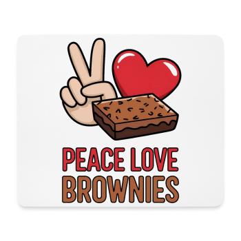 Brownies Saying Pastry Funny Brownie Gift - Mouse Pad (horizontal) - white - Front