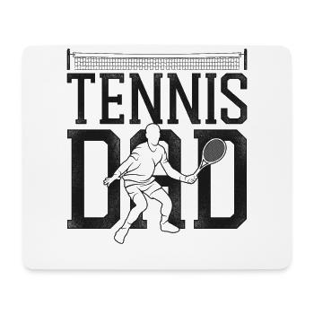 Funny Tennis Player Racket Dad - Mousepad (Querformat) - Weiß - Vorne