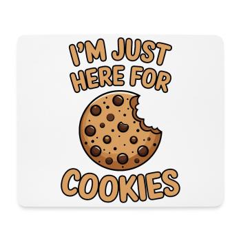 Cookies Saying Chocolate Cookies Funny Cookie Gift - Mouse Pad (horizontal) - white - Front