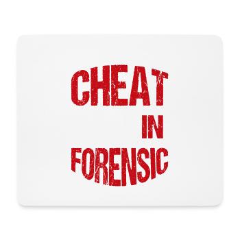 In Der Forensik Kann Sie Niemand Betrügen - Mousepad (Querformat) - Weiß - Vorne