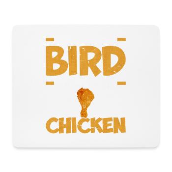 The Early Bird Gets the Roast Chicken - Mouse Pad (horizontal) - white - Front
