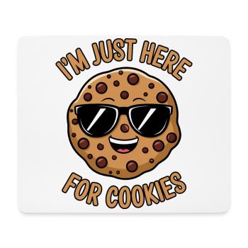 Cookies Saying Chocolate Cookies Funny Cookie Gift - Mouse Pad (horizontal) - white - Front