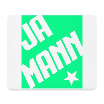 Ja Mann - Mousepad (Querformat) - Weiß - Vorne