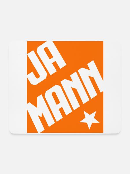 Ja Mann - Mousepad (Querformat) - Weiß