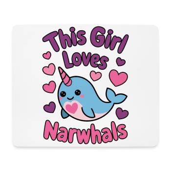Narwal Spruch Narwale Lustiges Narwal Geschenk - Mousepad (Querformat) - Weiß - Vorne