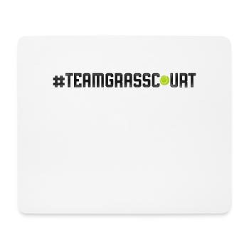 Funny Tennis Player Racket - Mousepad (Querformat) - Weiß - Vorne