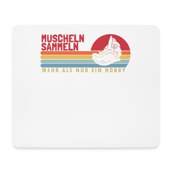 Muscheln Sammeln mehr als ein Hobby Seashell - Tapis de souris (format paysage) - blanc - Devant